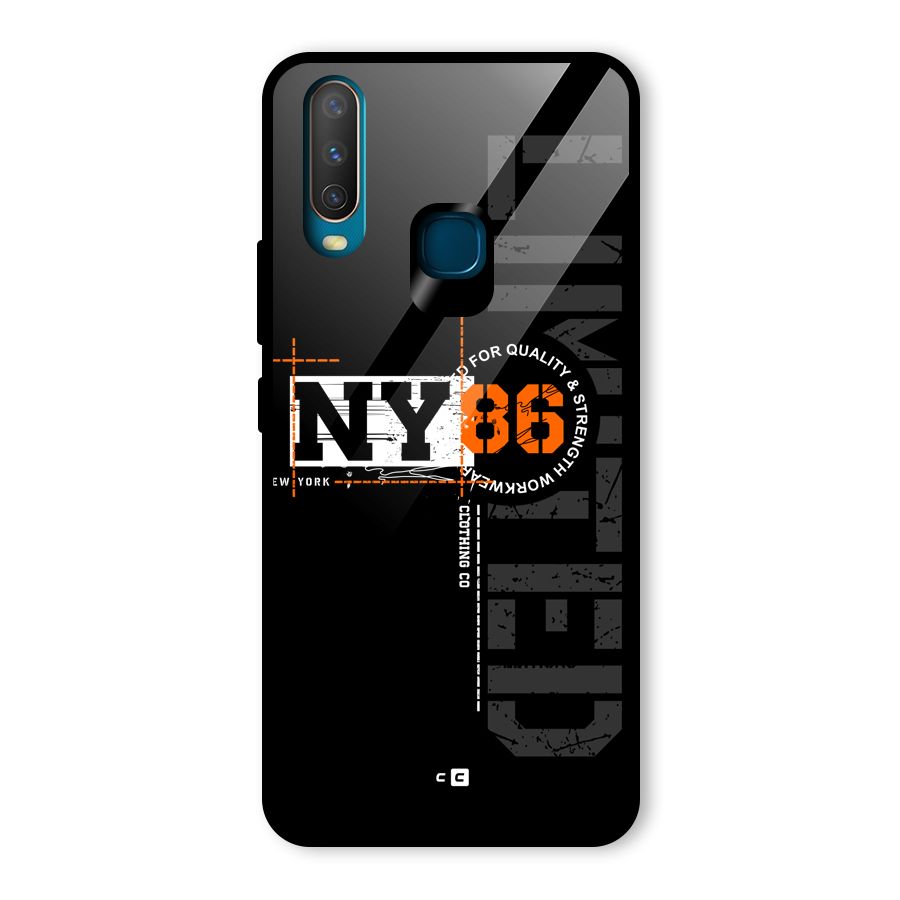 New York Limited Glass Back Case for Vivo U10