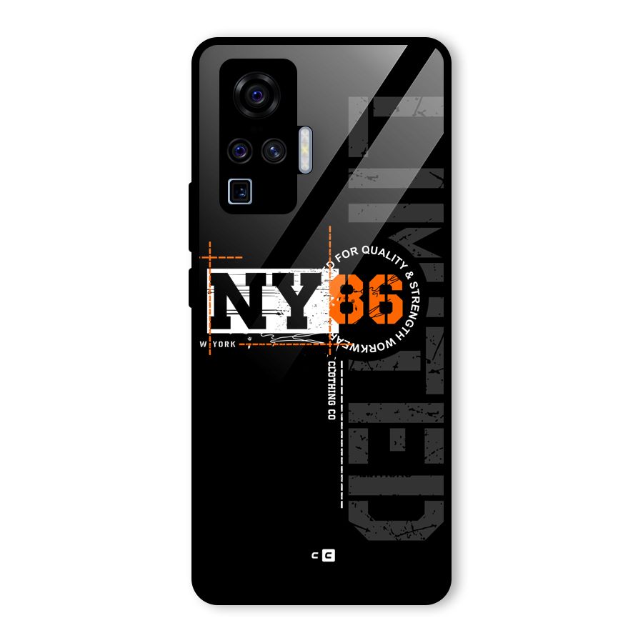 New York Limited Glass Back Case for Vivo X50 Pro