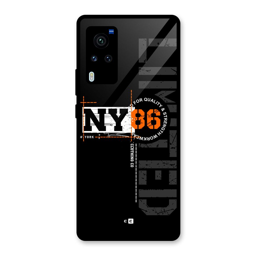 New York Limited Glass Back Case for Vivo X60 Pro
