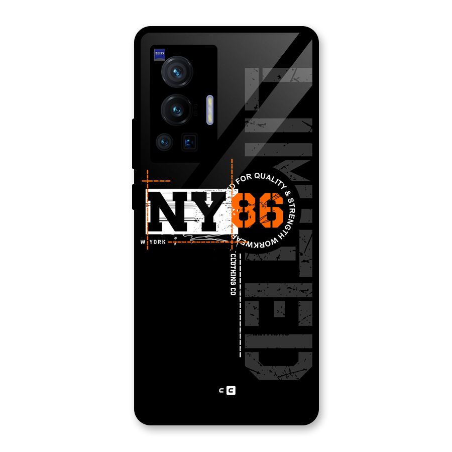 New York Limited Glass Back Case for Vivo X70 Pro