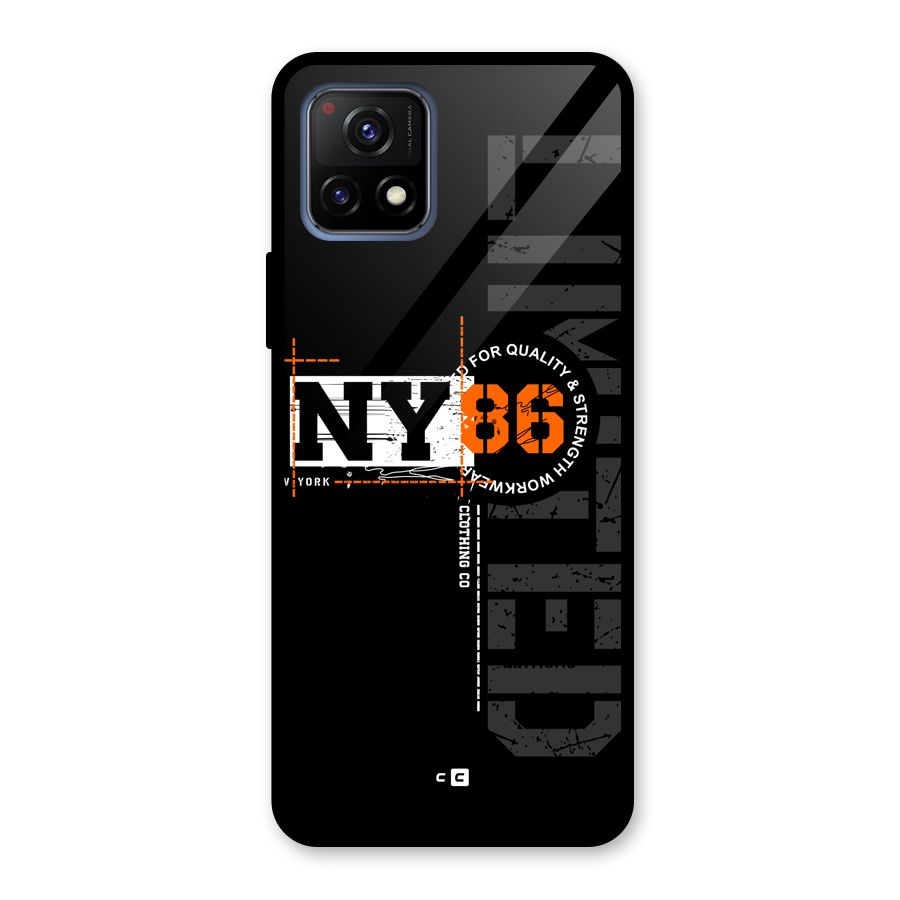 New York Limited Glass Back Case for Vivo Y72 5G
