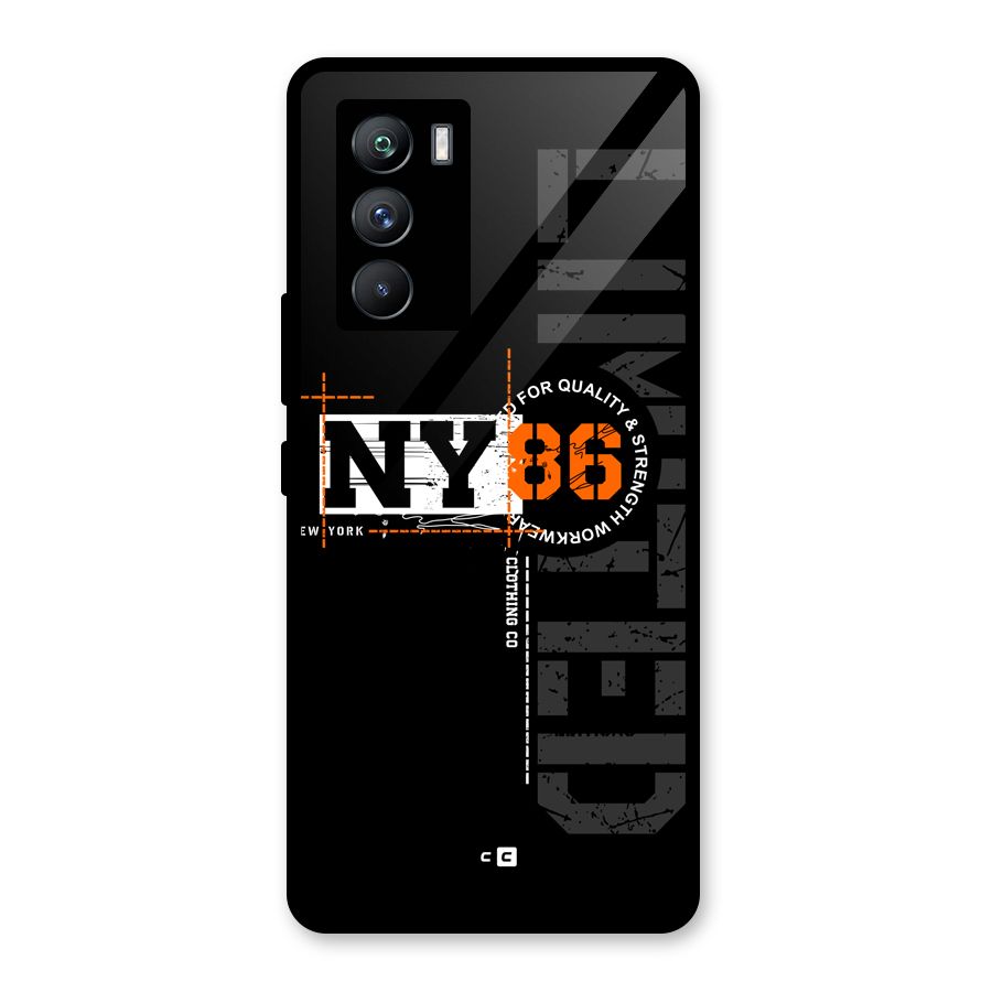 New York Limited Glass Back Case for Vivo iQOO 9 SE