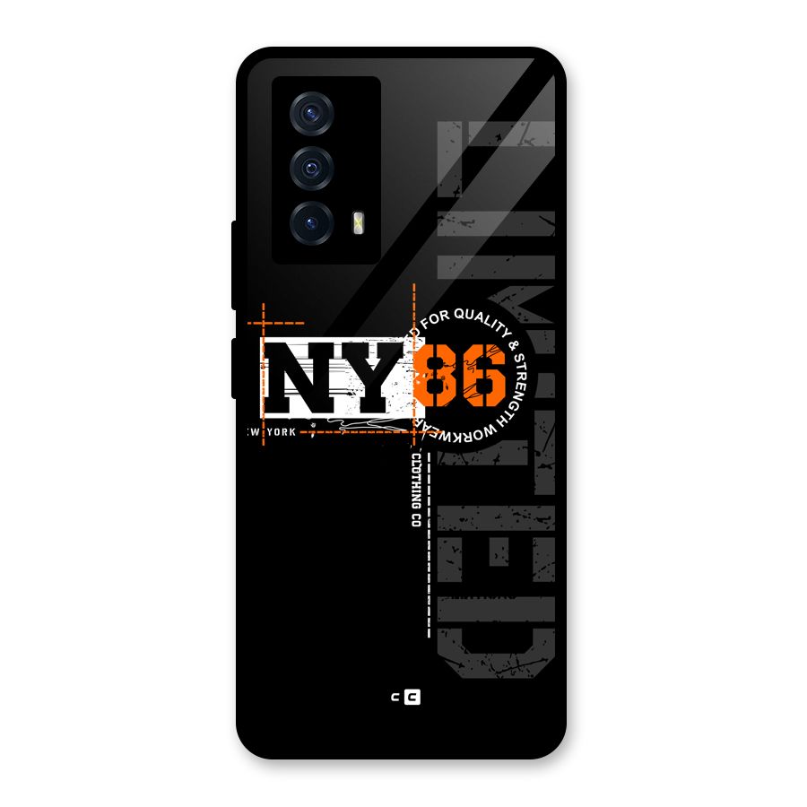 New York Limited Glass Back Case for Vivo iQOO Z5