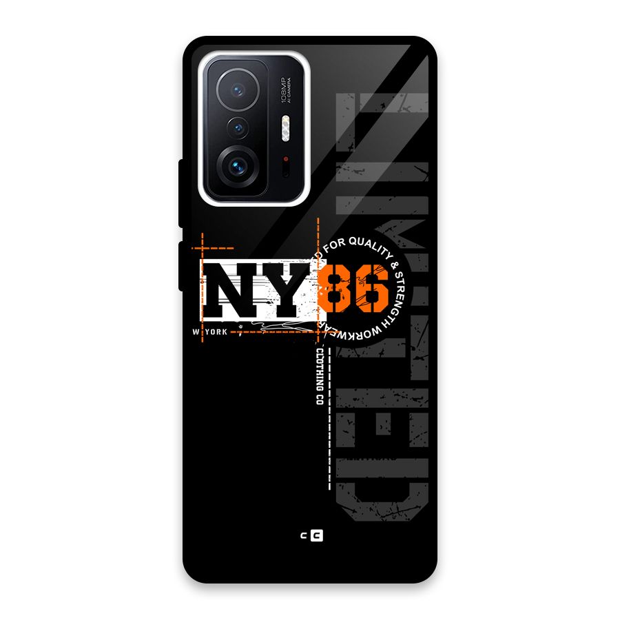 New York Limited Glass Back Case for Xiaomi 11T Pro