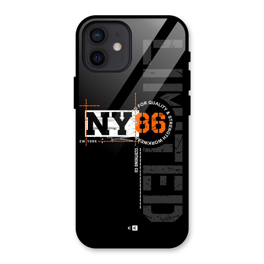 New York Limited Glass Back Case for iPhone 12
