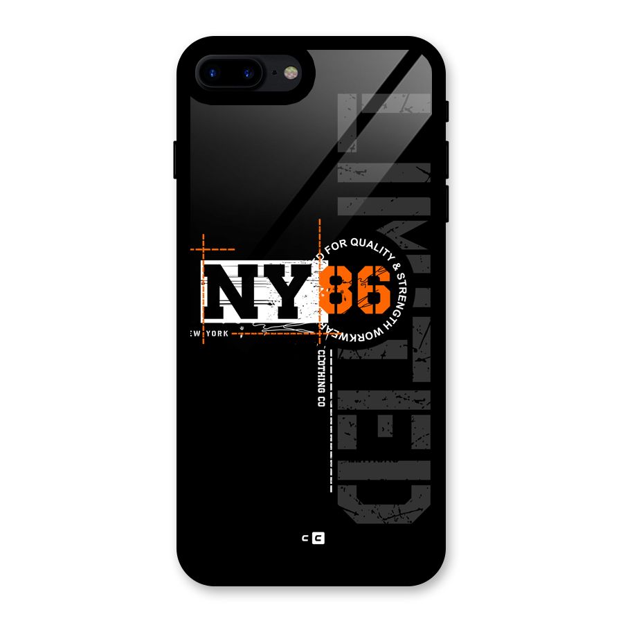 New York Limited Glass Back Case for iPhone 7 Plus