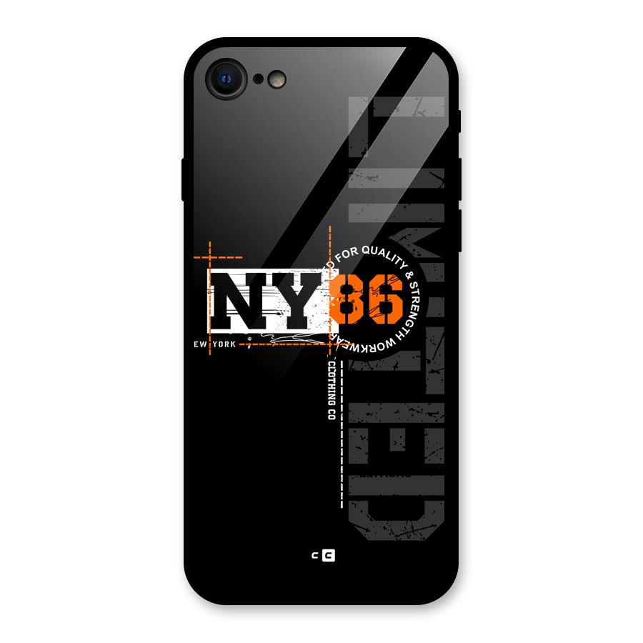 New York Limited Glass Back Case for iPhone SE 2022