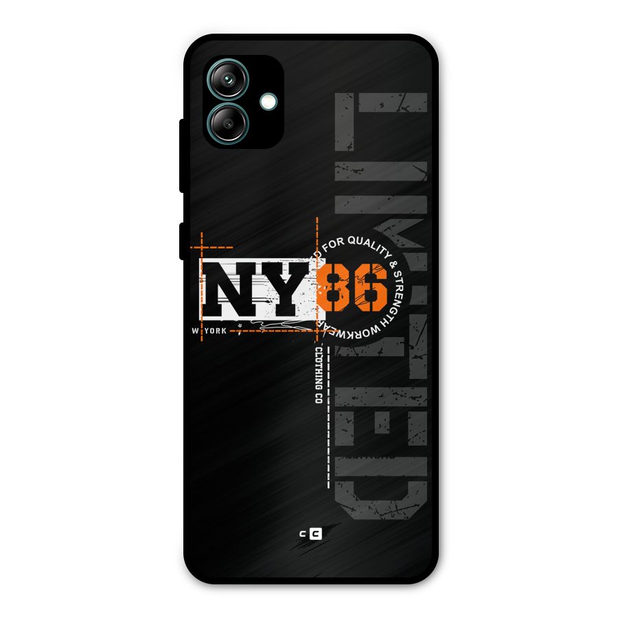 New York Limited Metal Back Case for Galaxy A04