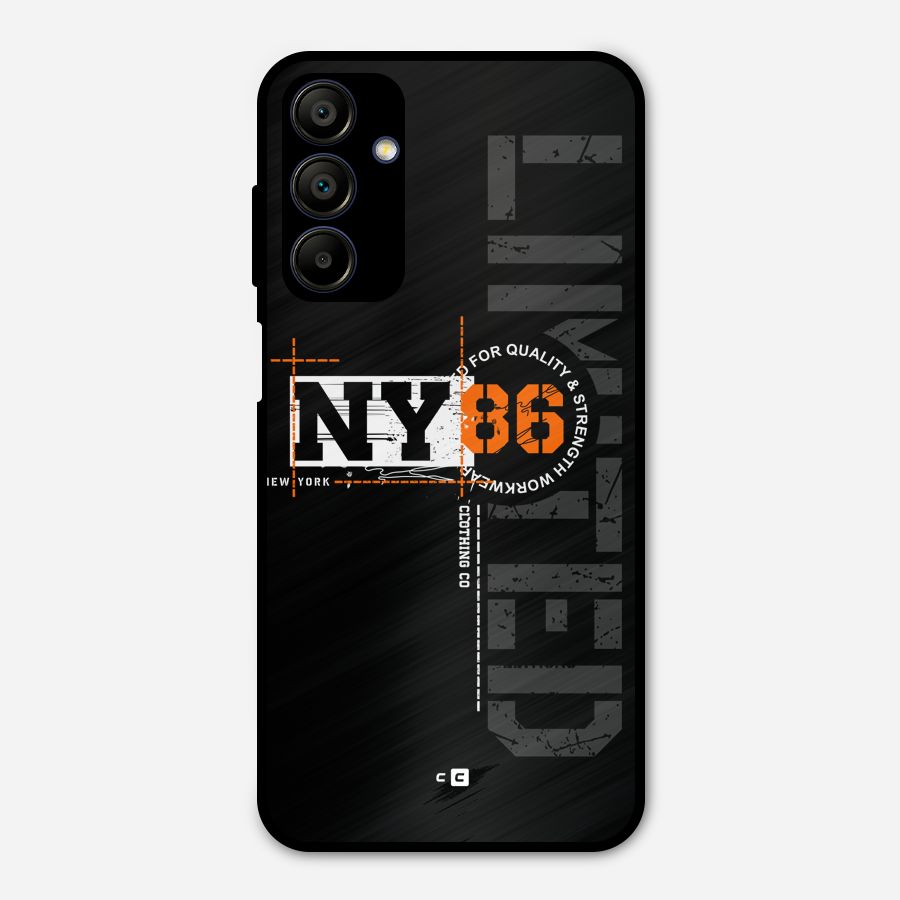New York Limited Metal Back Case for Galaxy A15 5G