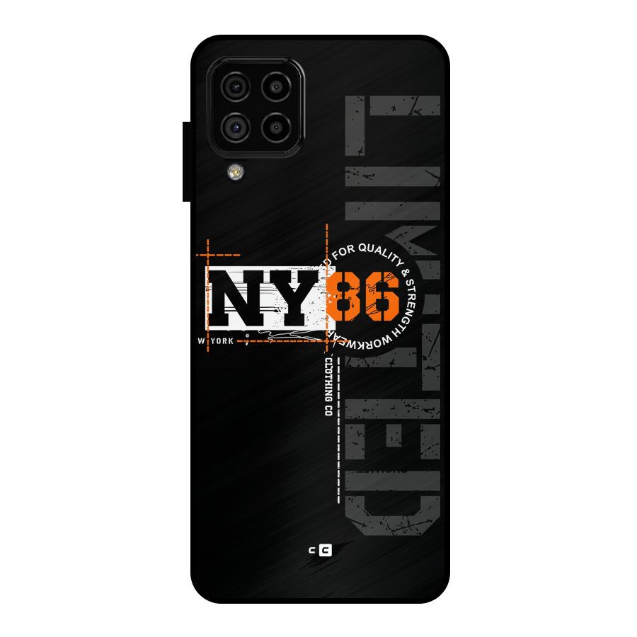 New York Limited Metal Back Case for Galaxy A22 4G