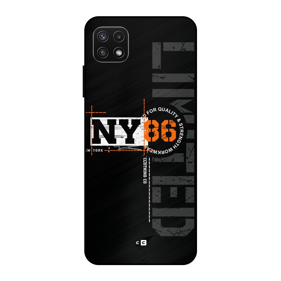 New York Limited Metal Back Case for Galaxy A22 5G
