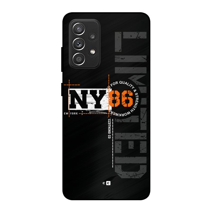 New York Limited Metal Back Case for Galaxy A52s 5G