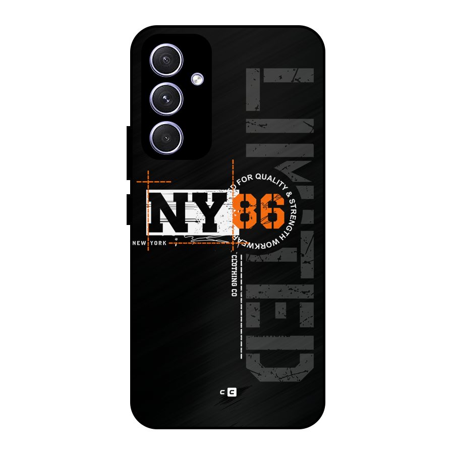 New York Limited Metal Back Case for Galaxy A54