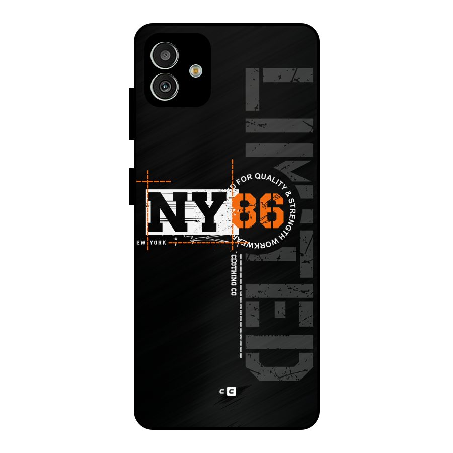 New York Limited Metal Back Case for Galaxy M13 5G