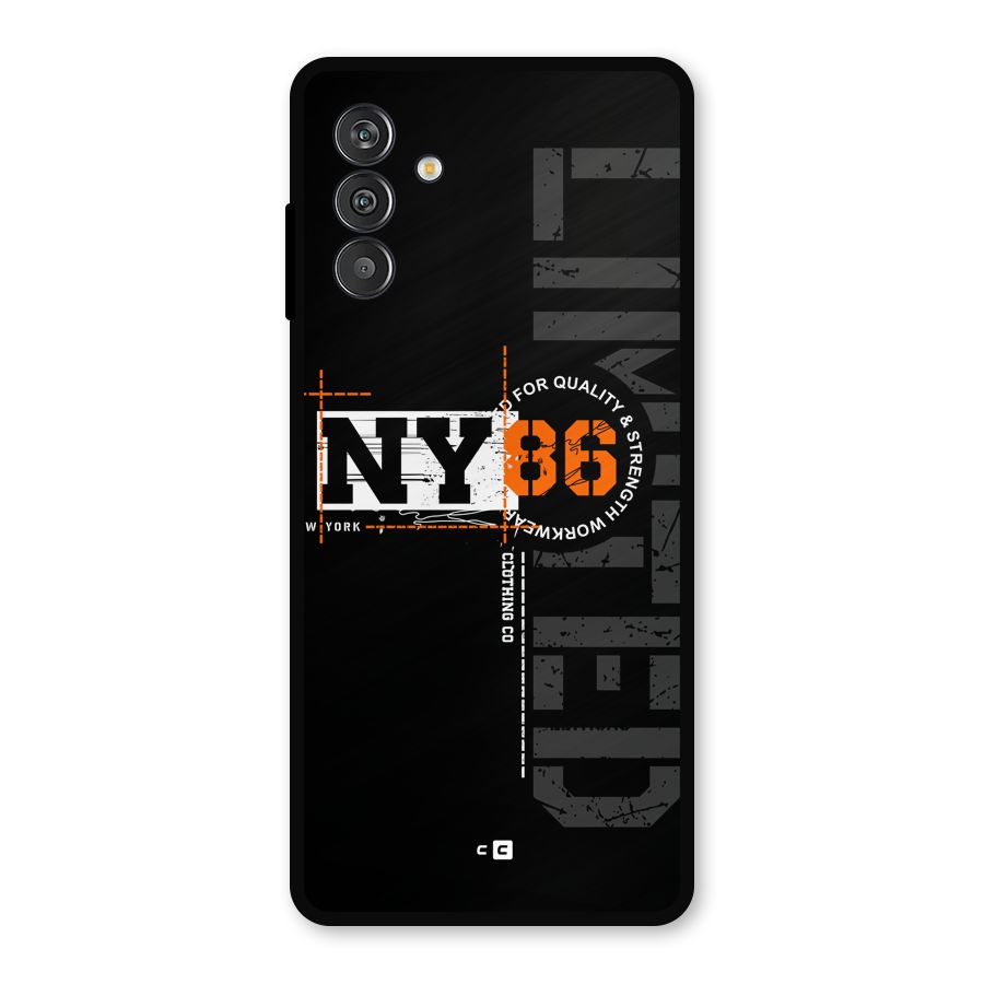 New York Limited Metal Back Case for Galaxy M14 5G