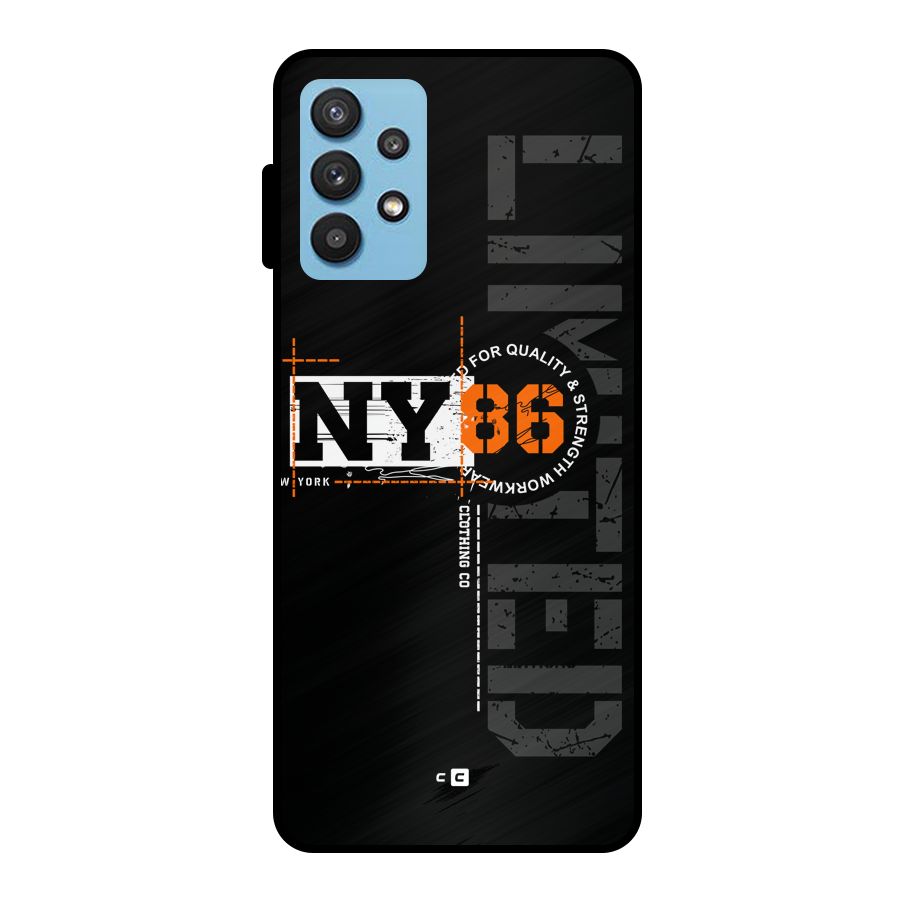 New York Limited Metal Back Case for Galaxy M32 5G