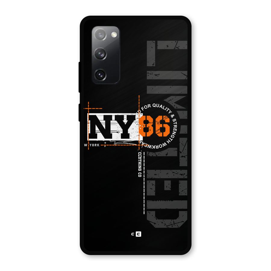 New York Limited Metal Back Case for Galaxy S20 FE 5G