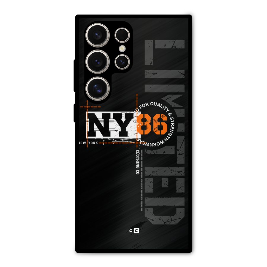 New York Limited Metal Back Case for Galaxy S24 Ultra