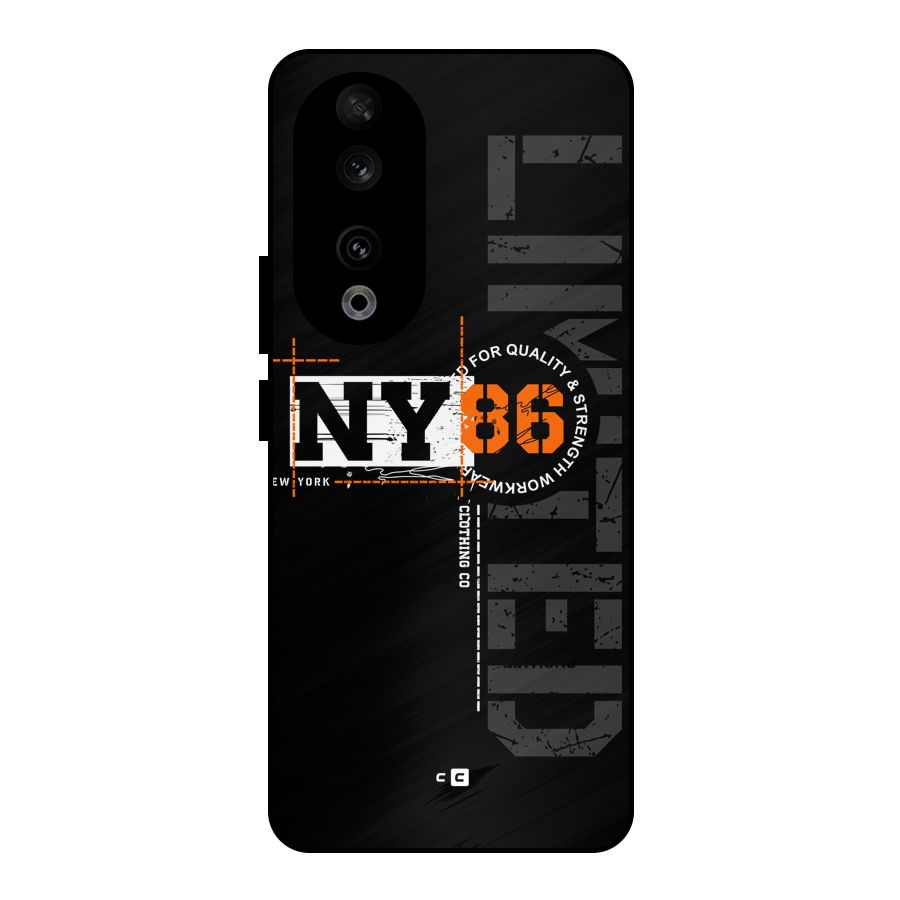 New York Limited Metal Back Case for Honor 90