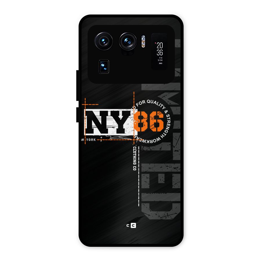 New York Limited Metal Back Case for Mi 11 Ultra
