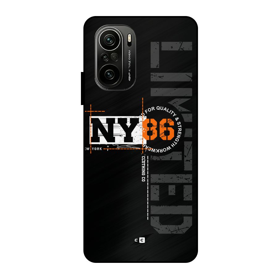 New York Limited Metal Back Case for Mi 11x