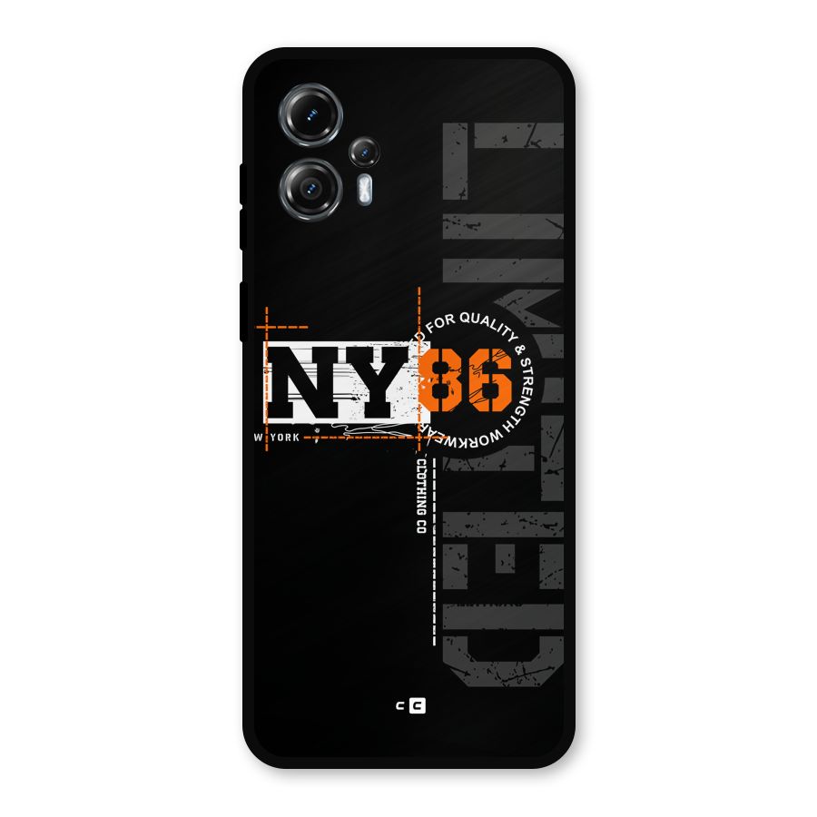 New York Limited Metal Back Case for Moto G13