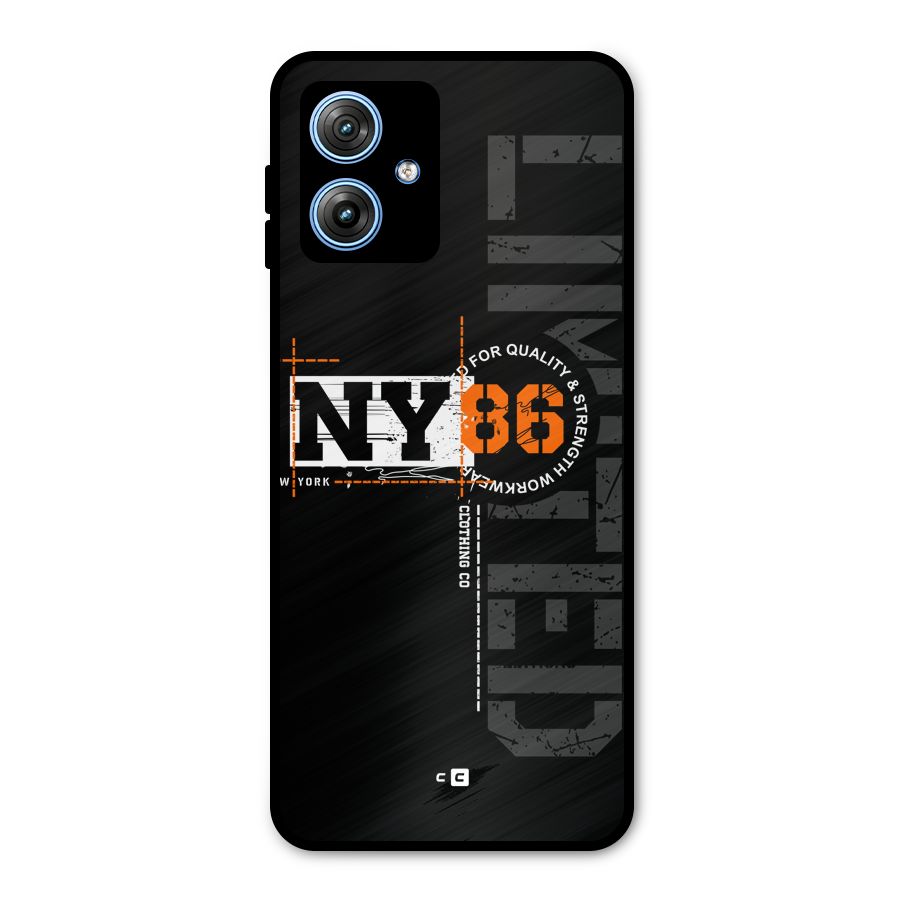 New York Limited Metal Back Case for Moto G54