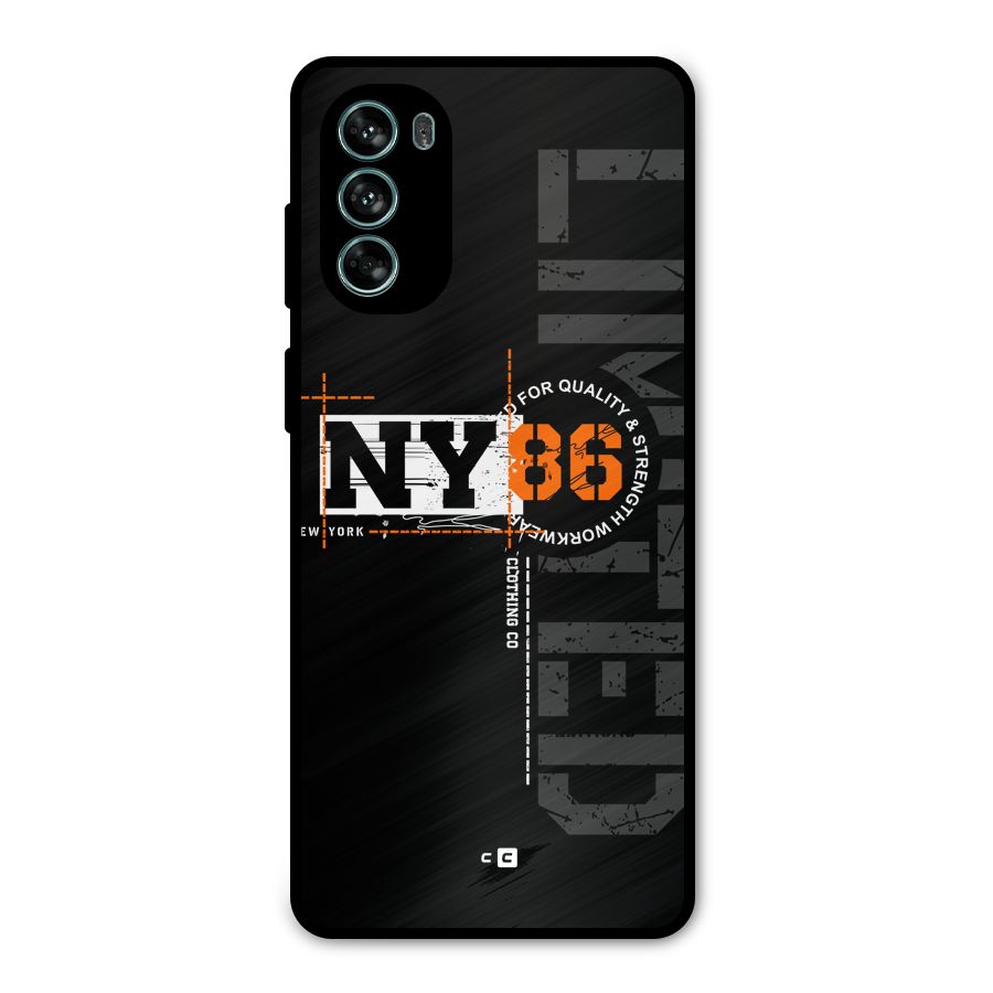New York Limited Metal Back Case for Moto G62