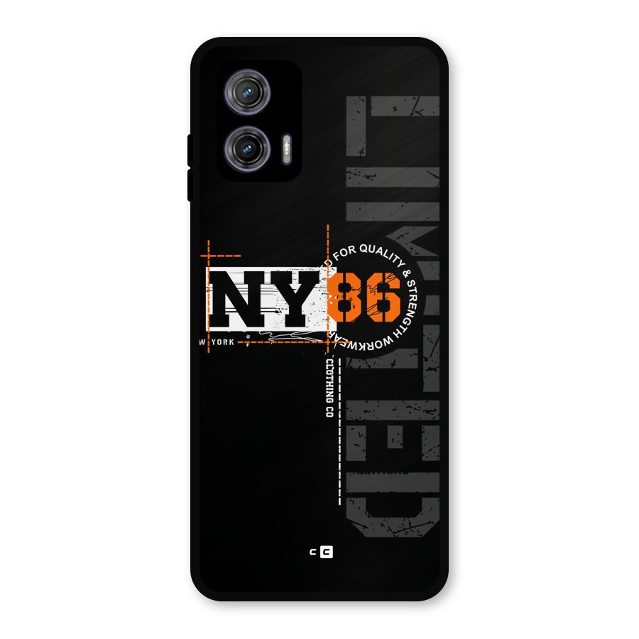 New York Limited Metal Back Case for Moto G73