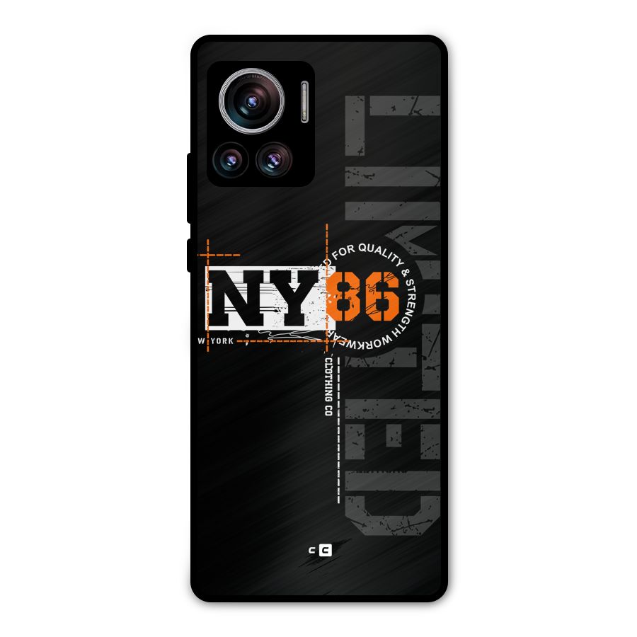 New York Limited Metal Back Case for Motorola Edge 30 Ultra