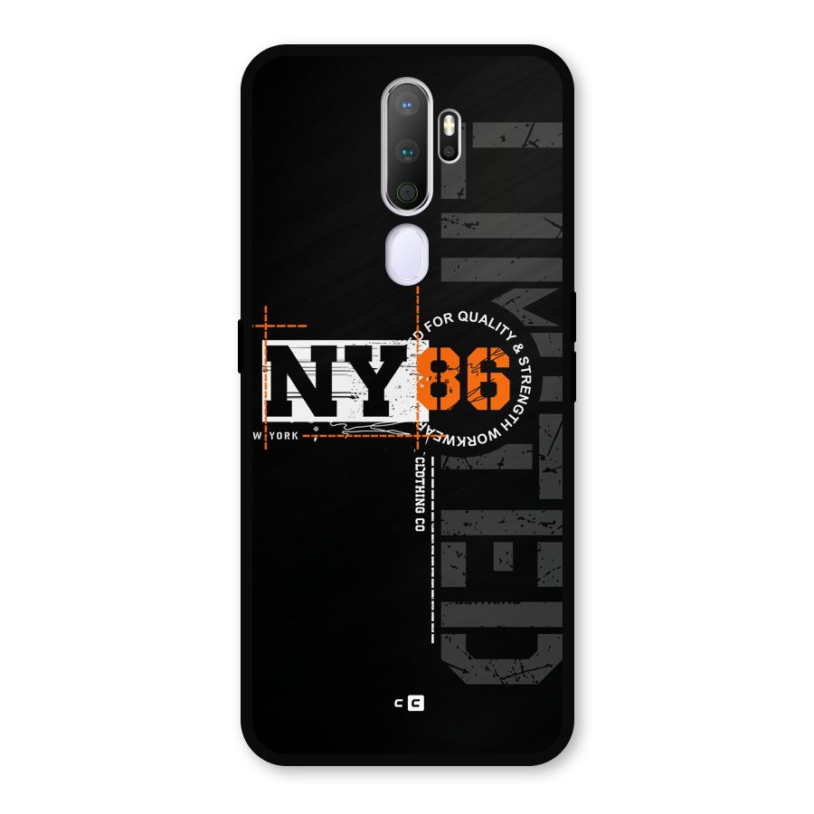 New York Limited Metal Back Case for Oppo A9 (2020)