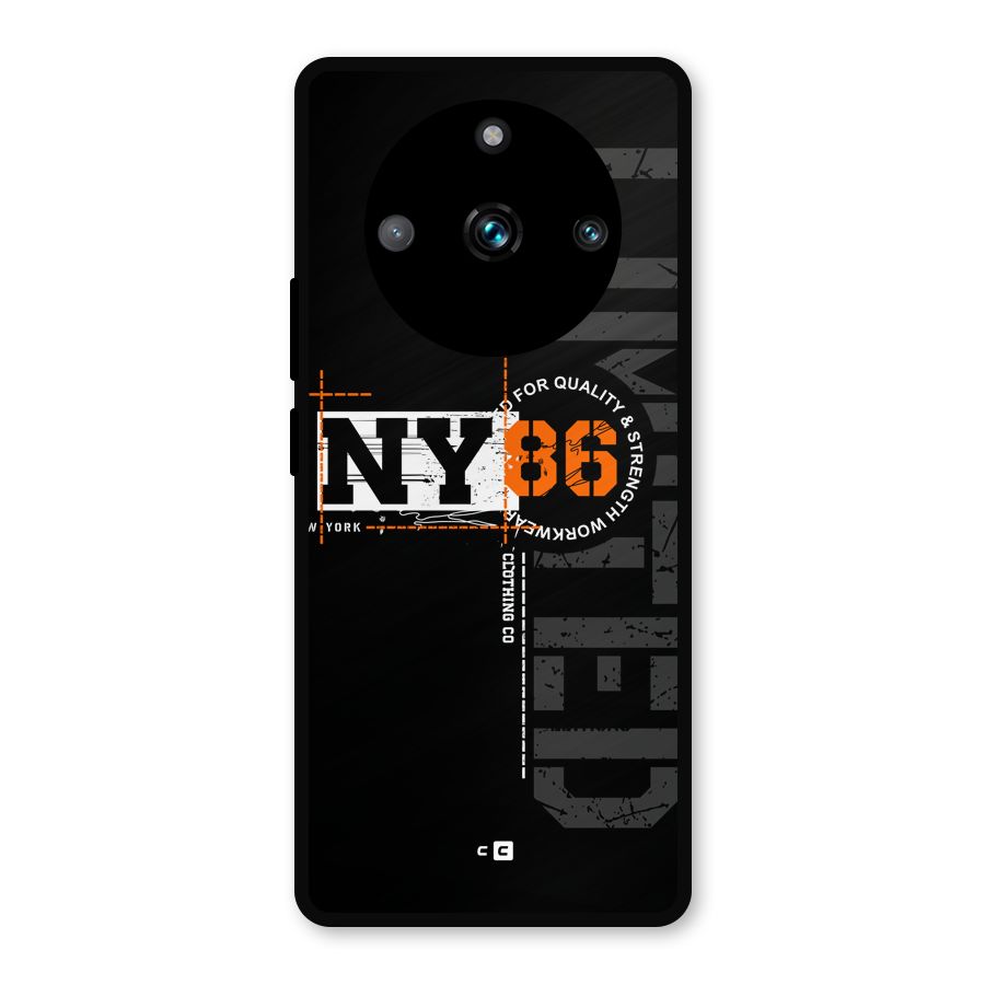 New York Limited Metal Back Case for Realme 11 Pro