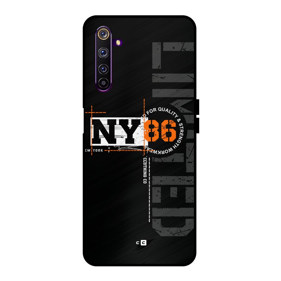 New York Limited Metal Back Case for Realme 6 Pro