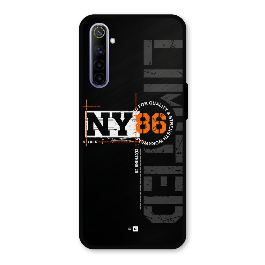 New York Limited Metal Back Case for Realme 6i
