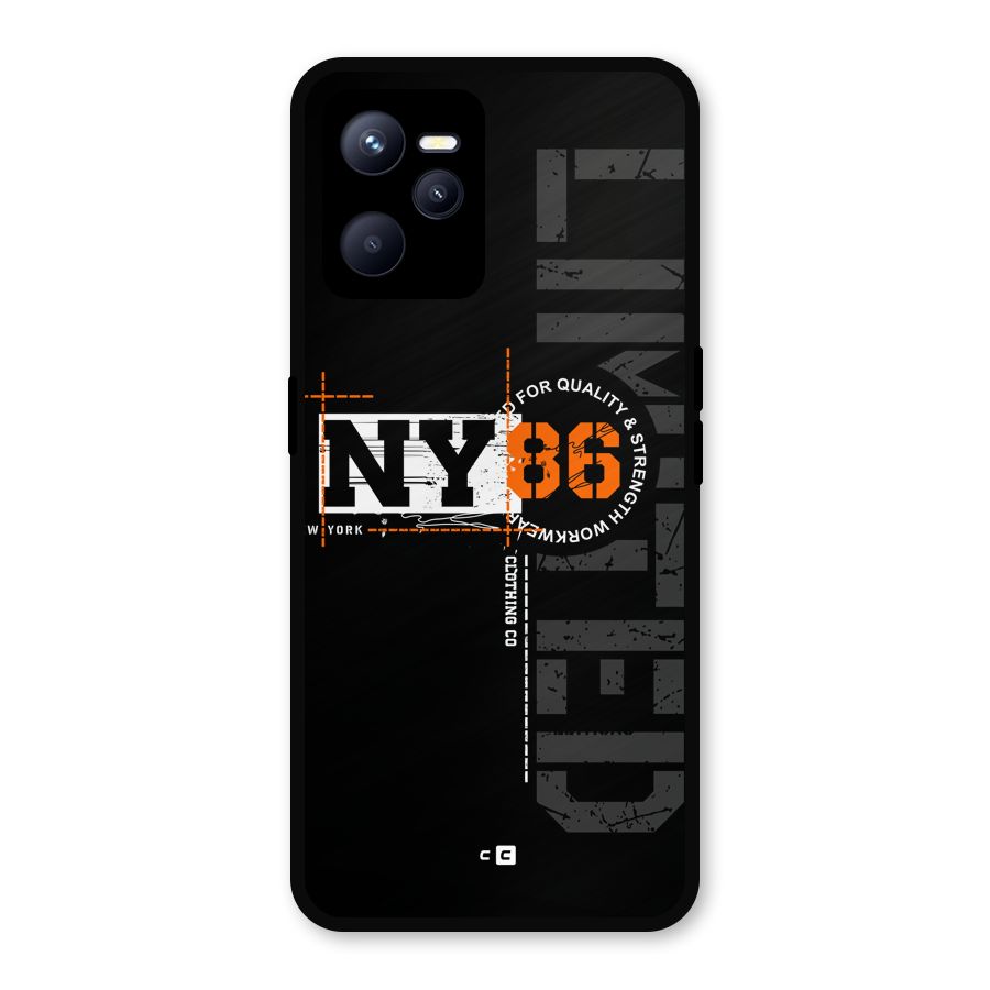New York Limited Metal Back Case for Realme C35