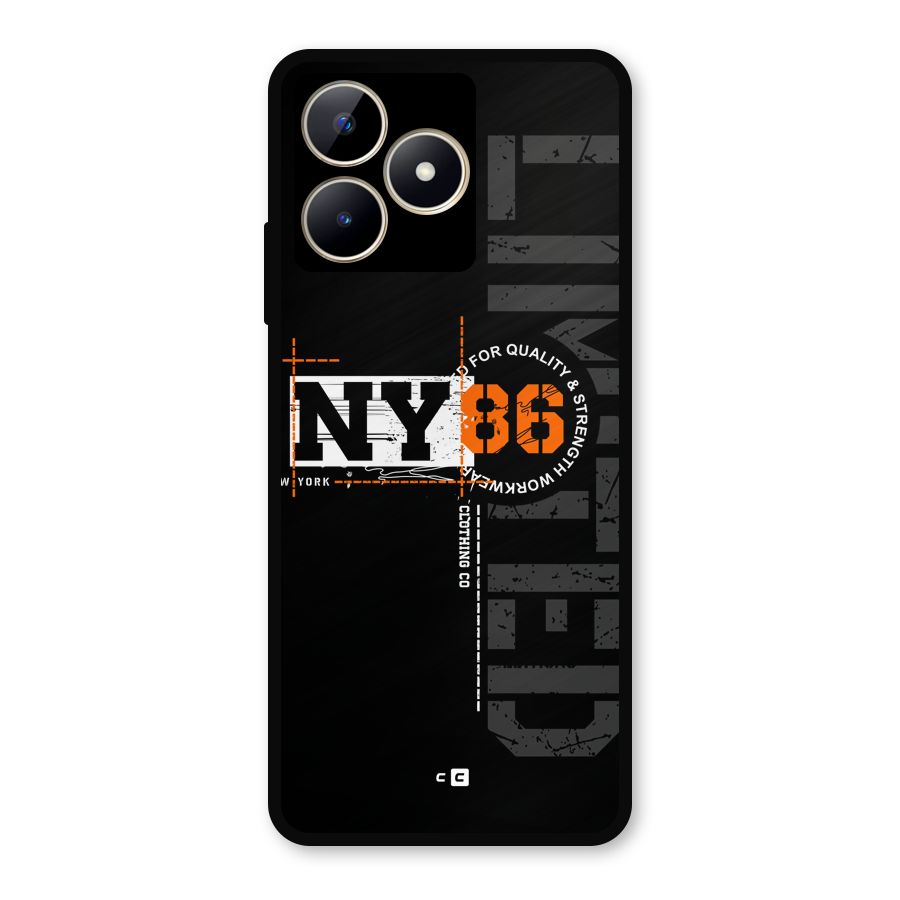 New York Limited Metal Back Case for Realme C53