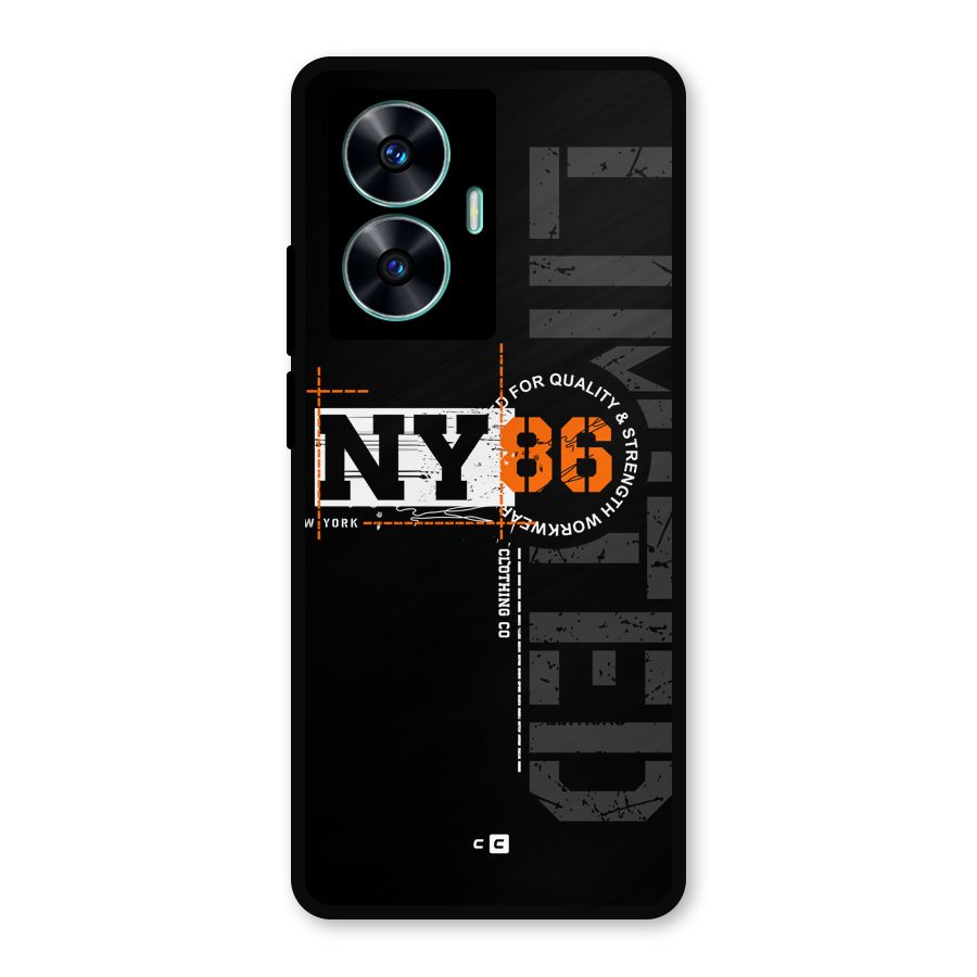 New York Limited Metal Back Case for Realme Narzo N55
