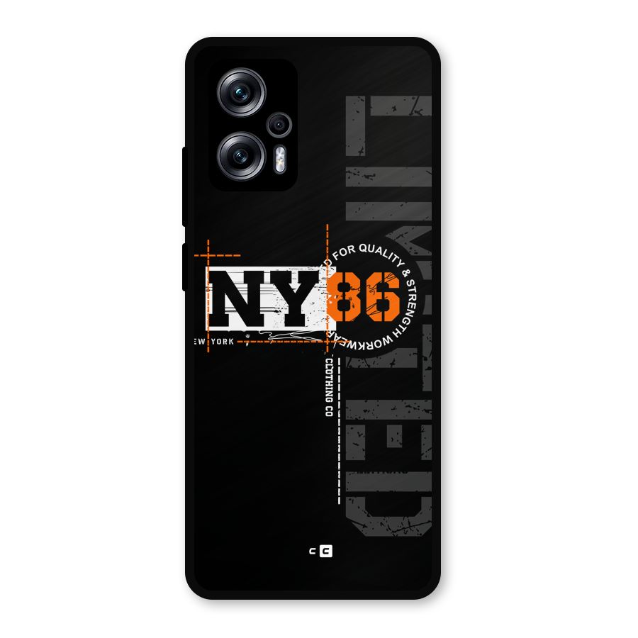 New York Limited Metal Back Case for Redmi K50i