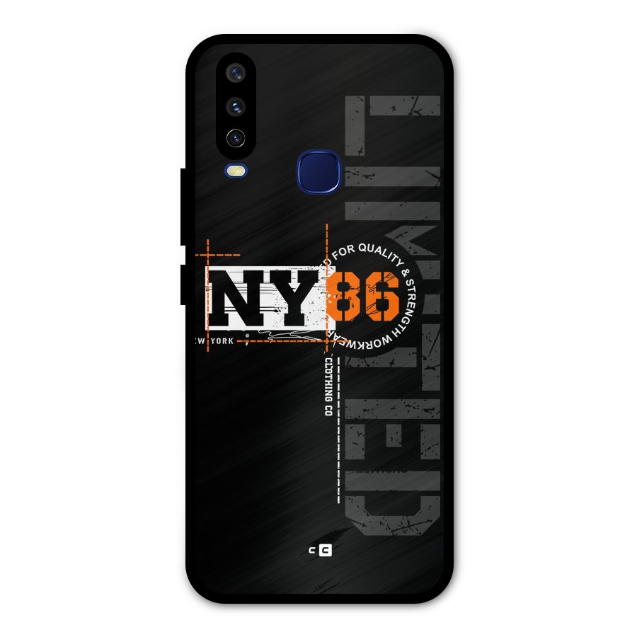 New York Limited Metal Back Case for Vivo U10