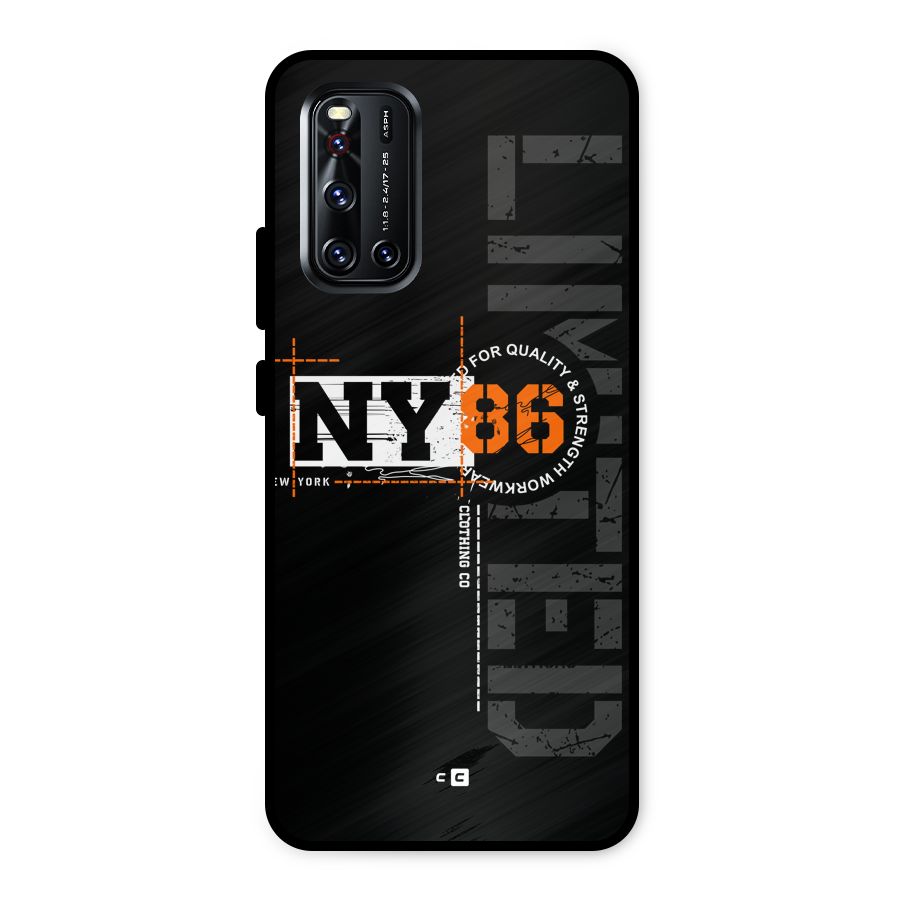 New York Limited Metal Back Case for Vivo V19