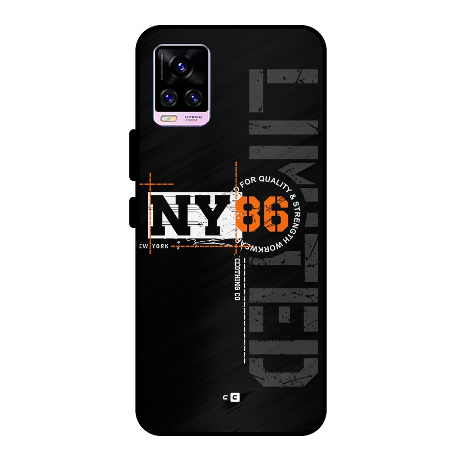 New York Limited Metal Back Case for Vivo V20 Pro