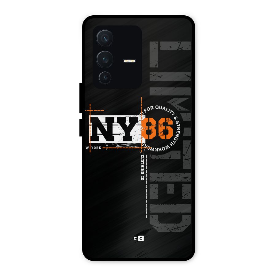 New York Limited Metal Back Case for Vivo V23 5G