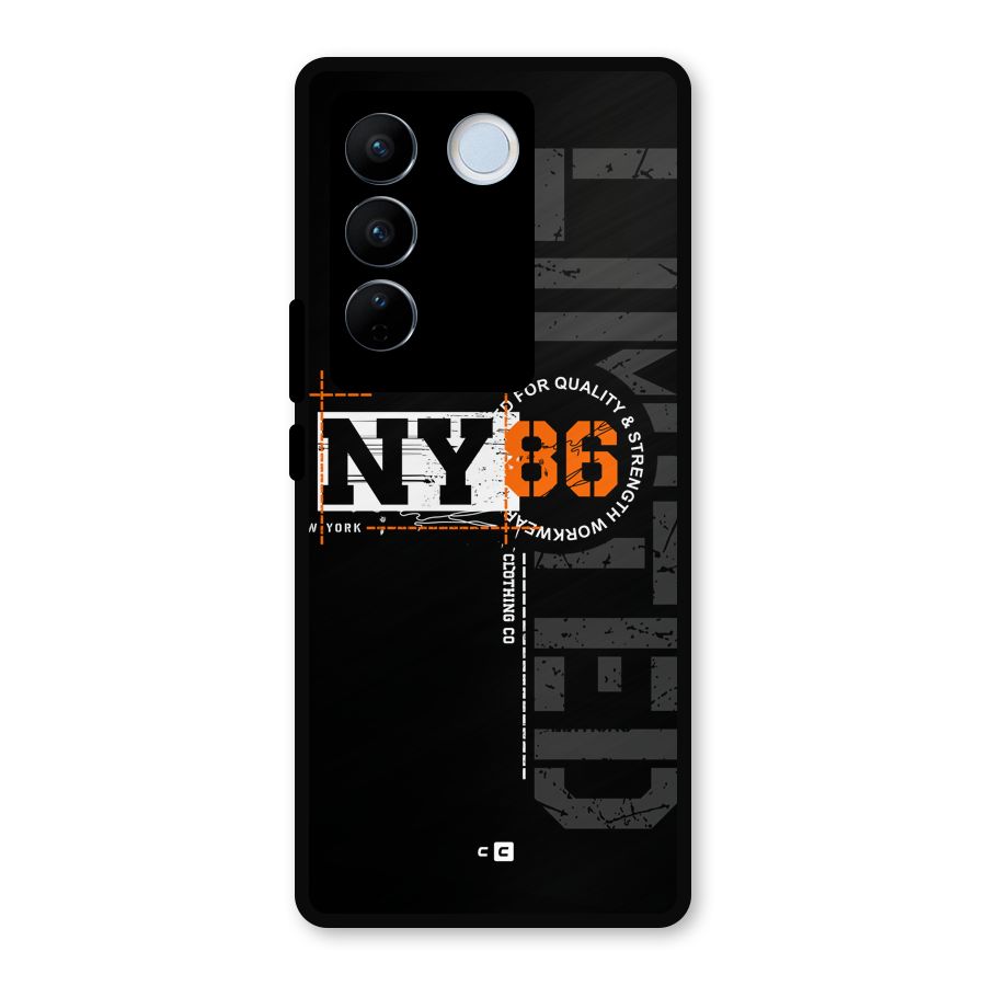 New York Limited Metal Back Case for Vivo V27