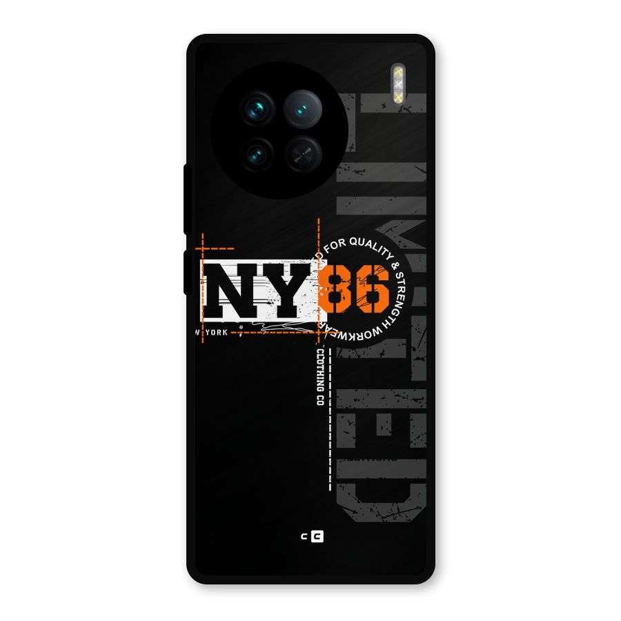 New York Limited Metal Back Case for Vivo X90