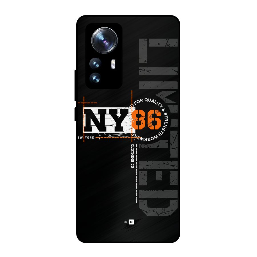 New York Limited Metal Back Case for Xiaomi 12 Pro