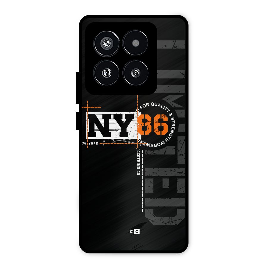 New York Limited Metal Back Case for Xiaomi 14 Pro