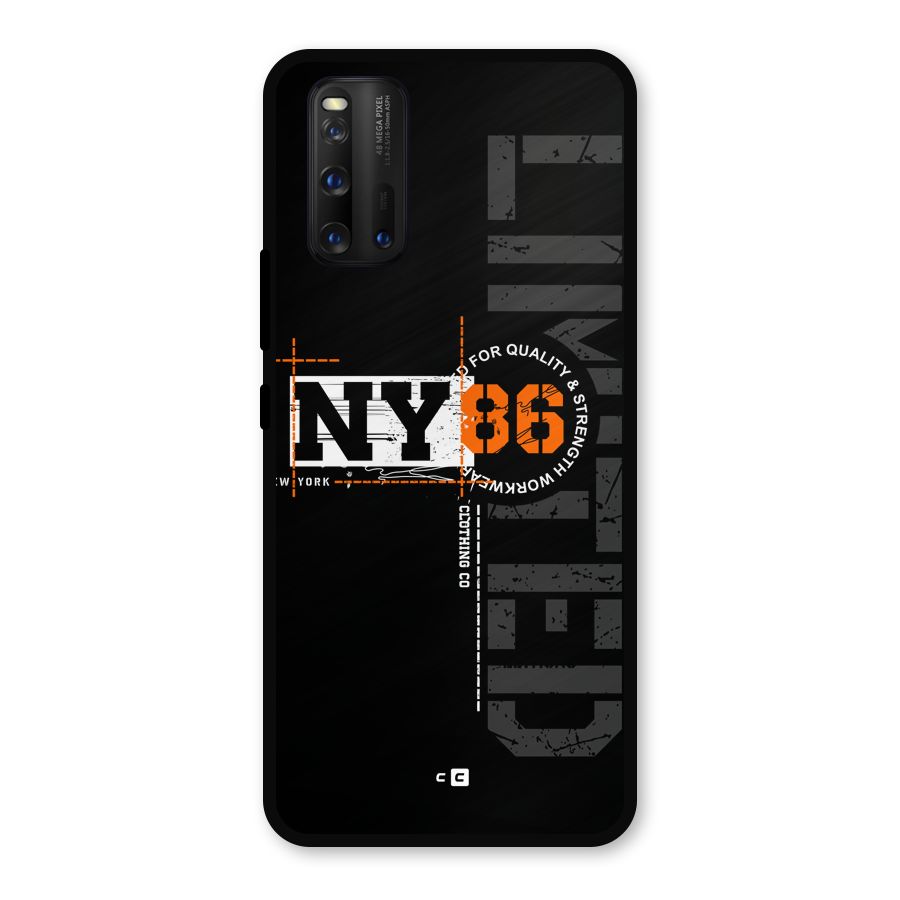 New York Limited Metal Back Case for iQOO 3