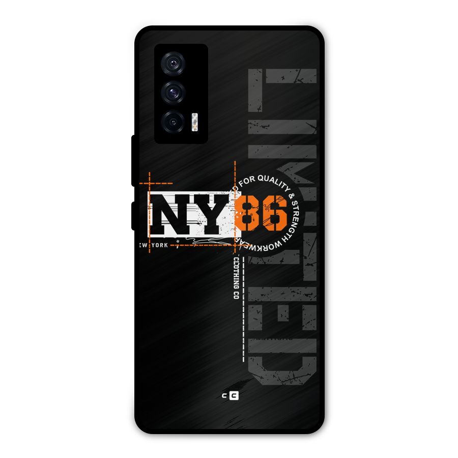 New York Limited Metal Back Case for iQOO 7 5G