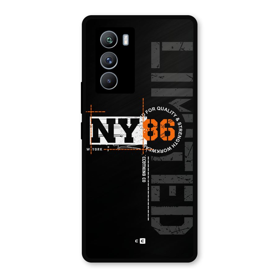 New York Limited Metal Back Case for iQOO 9 SE
