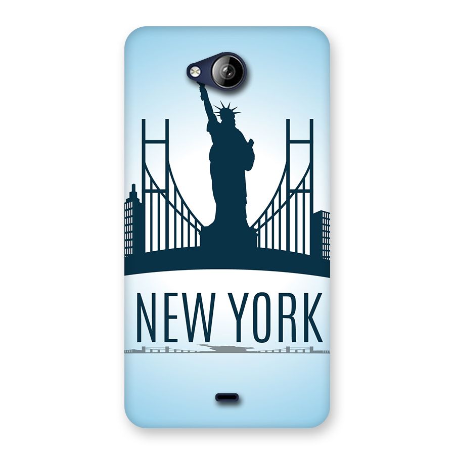 New York Skyline Back Case for Canvas Play Q355